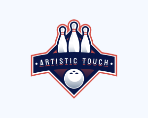 Bowling Sports Championship logo design