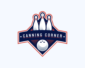 Bowling Sports Championship logo design