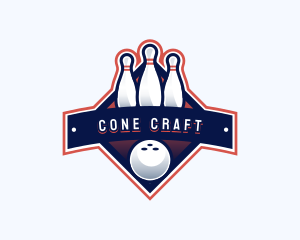 Bowling Sports Championship logo design