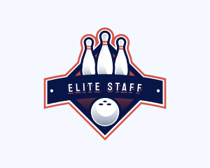 Bowling Sports Championship logo design