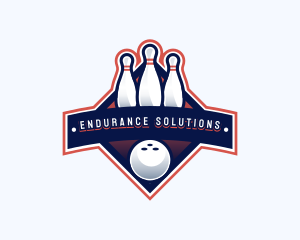 Bowling Sports Championship logo design