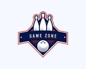 Bowling Sports Championship logo design