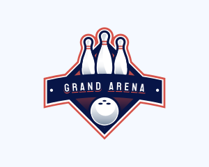 Bowling Sports Championship logo design