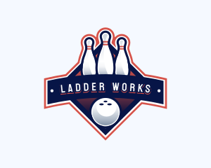 Bowling Sports Championship logo design