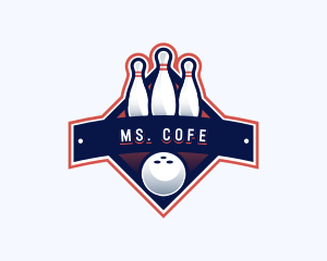 Bowling Sports Championship logo design