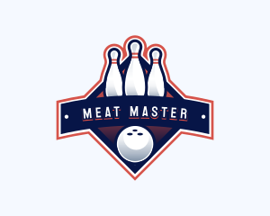 Bowling Sports Championship logo design