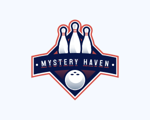 Bowling Sports Championship logo design