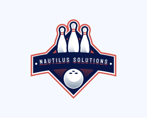 Bowling Sports Championship logo design