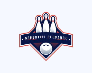 Bowling Sports Championship logo design