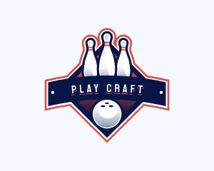 Bowling Sports Championship logo design