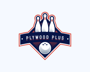 Bowling Sports Championship logo design