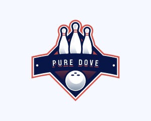 Bowling Sports Championship logo design