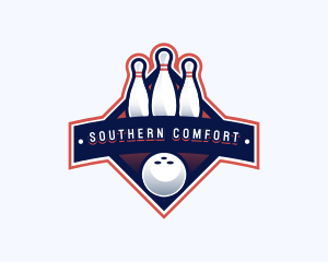 Bowling Sports Championship logo design