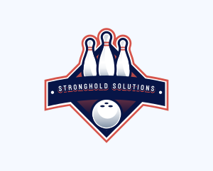 Bowling Sports Championship logo design