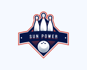 Bowling Sports Championship logo design