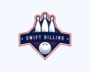 Bowling Sports Championship logo design