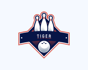 Bowling Pin - Bowling Sports Championship logo design
