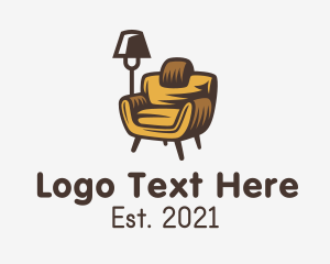 Accent Chair - Modern Cozy Furniture logo design