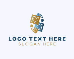 Flooring - Floor Tiles Pattern logo design