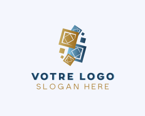 Floor Tiles Pattern logo design