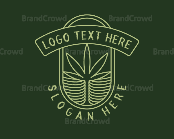 Green Cannabis Farm Logo