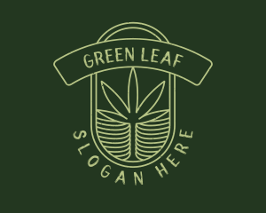 Green Cannabis Farm logo design