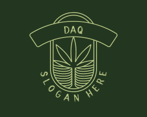 Dispensary - Green Cannabis Farm logo design