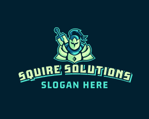 Squire - Knight Warrior Esport logo design