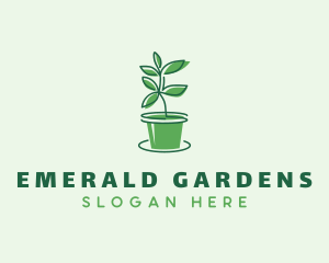 Leaf Plant Landscaping logo design