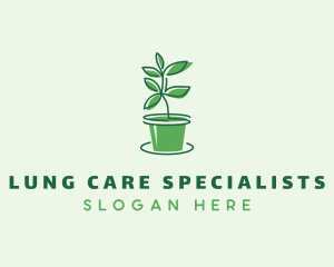 Leaf Plant Landscaping logo design