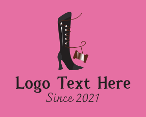 Tailoring - Fashion Boots Tailor logo design