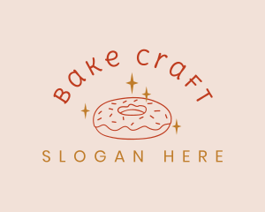 Sweet Donut Snack logo design