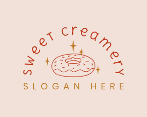 Sweet Donut Snack logo design