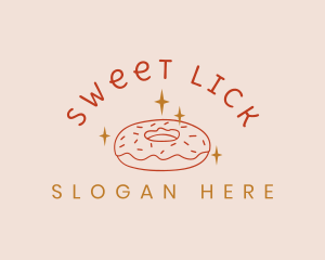 Sweet Donut Snack logo design