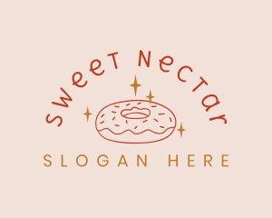 Sweet Donut Snack logo design