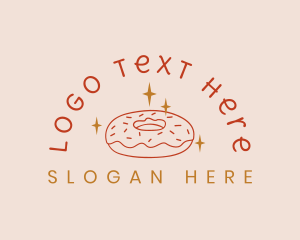 Sweet Donut Snack Logo