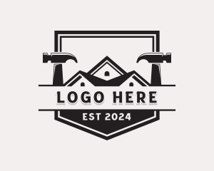 Handyman Carpentry Hammer Logo