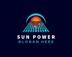 Solar - Solar Panel Energy logo design