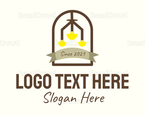 Lamp Light Fixture Logo