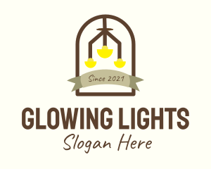 Lamp Light Fixture logo design