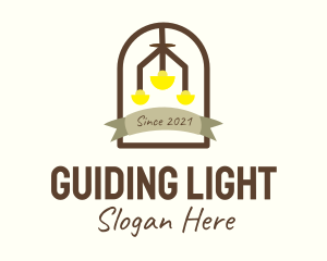 Lamp Light Fixture logo design