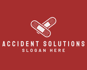 Accident - Medical Adhesive Bandage logo design