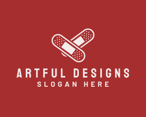 Medical Adhesive Bandage logo design