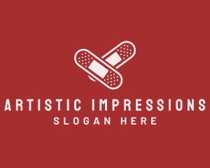 Medical Adhesive Bandage logo design