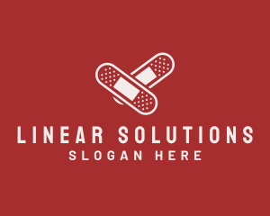 Linear - Medical Adhesive Bandage logo design