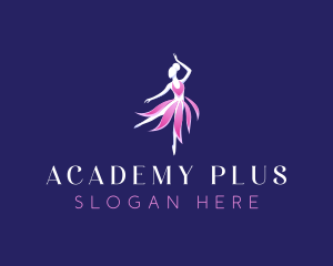 Ballet Dancer Fashion Logo