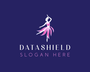 Ballet Dancer Fashion Logo