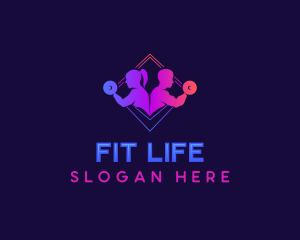 Gym Fitness Trainer logo design