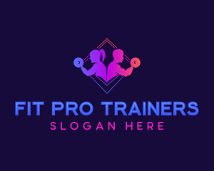 Gym Fitness Trainer logo design