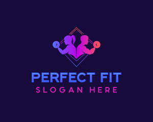 Gym Fitness Trainer logo design